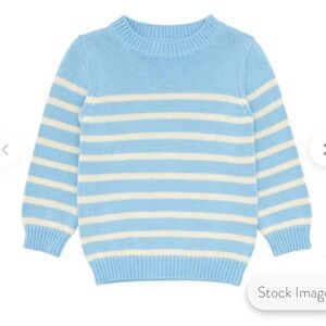❤️ unisex peri blue and cream knit sweater